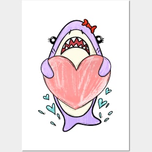 love shark Posters and Art